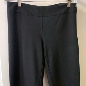 Trina Turk Black Pull on Slacks with Side Zipper